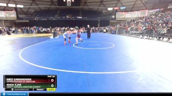 108 lbs Champ. Round 2 - Niko Sawangwan, Sumner Panthers Jr. Wrestling vs Knox Kjar, Liberty Warriors Wrestling Academy