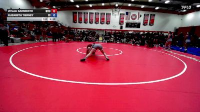 131 lbs Finals (8 Team) - Elizabeth Tierney, Cerritos College vs Zitlali Sarmiento, Mt. San Antonio College