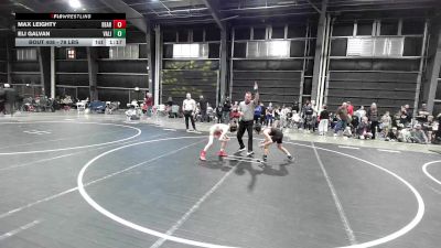 78 lbs Quarterfinal - Max Leighty, Bear Wrestling Club vs Eli Galvan, Valiant College Prep