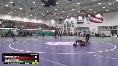 150 lbs 7th Place Match - David Espinoza, Purdue Polytech Broadripple vs Gregory Smith, Lawrence Central