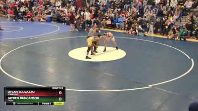 138 lbs Quarterfinal - Jayden Duncanson, Tioga vs Dylan Scovazzo, Starpoint