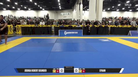 EFRAIN ALBERTO CINTRON vs JOSHUA ROBERT SOUNDER 2025 World IBJJF Jiu-Jitsu No-Gi Championship