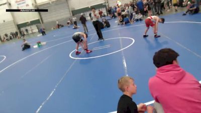 120 lbs Semifinal - Samuel Brown, HAWK vs Owen Langenberg, Milford Wrestling Club