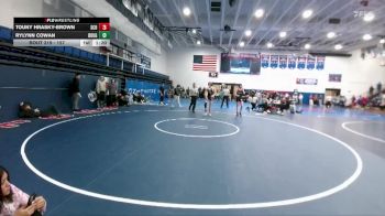 157 lbs Quarterfinal - Rylynn Cowan, Douglas vs Touny Hrasky-Brown, Scottsbluff