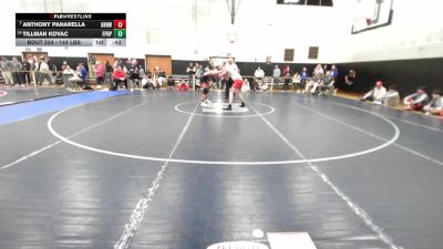 144 lbs Consi Of 8 #1 - Anthony Panarella, Greenwich vs Tillman Kovac, Fairfield Prep