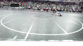 100 lbs Quarterfinal - Dawson Ites, Premier vs Lawson Feil, Cougar WC