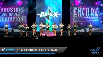 Apex Cheer - Lady Royals [2019 International Junior 2 Day 1] 2019 Encore Championships Houston D1 D2