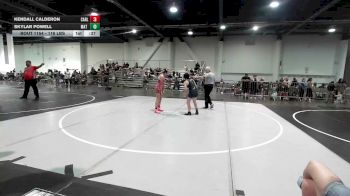 116 lbs 5th Place - Kendall Calderon, Carlsbad Combat WC vs Skylar Powell, Mat Rats Rebooted