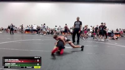 90 lbs Round 2 (10 Team) - Aiden Nam, Pedraza Wrestling vs Ian Rotramel, Backyard Brawlers Red