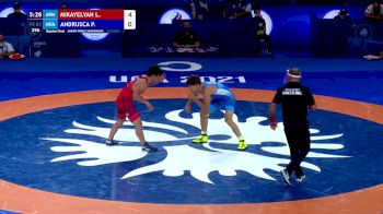 61 kg Quarterfinal - Levik Mikayelyan, ARM vs Pavel Andrusca, MDA