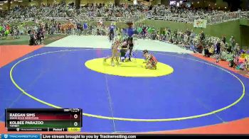 60 lbs Cons. Round 1 - Raegan Sims, Idaho Gold Wrestling vs Kolbee Parazoo, Tombey