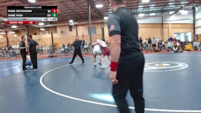 197 lbs Round 2 (6 Team) - Gabe Vasa, Eastern Oregon University (OR) vs Rade Ostrander, North Idaho College