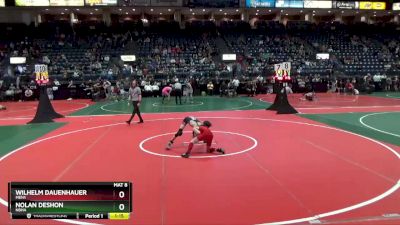 75 lbs Quarterfinal - Wilhelm Dauenhauer, MEN1 vs Nolan DeShon, NBHA