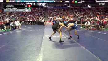 1A-138 lbs Quarterfinal - Gavin Wiig, Woodbury Central vs Hayden Riggan, Louisa-Muscatine