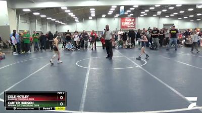 63 lbs Cons. Round 5 - Carter Hudson, Virginia Elite Wrestling Club vs Cole Motley, Rangers Wrestling Club