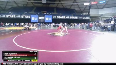 120 lbs Round 1 - Mya Turcott, White River Hornets Wrestling Club vs Ellianna Enciso, Washington