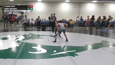 120 lbs Round Of 32 - Lazaro Soto, FL vs Mikey Bautista, NJ