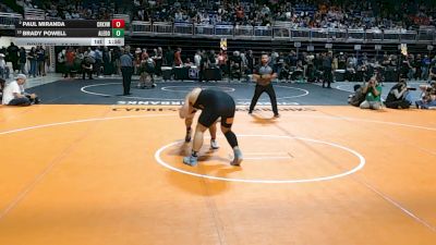 5A 190 lbs Quarterfinal - Brady Powell, Aledo vs Paul Miranda, Carrollton Creekview