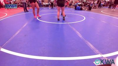 200 lbs Rr Rnd 3 - Audrina Collom, Tiger Trained Wrestling vs Madison Derryberry, Viking Wrestling Club