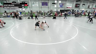 Junior Boys - 150 lbs Cons. Round 3 - Treyden Christensen, Empire vs Wyatt Sellnow, CWC Thunder