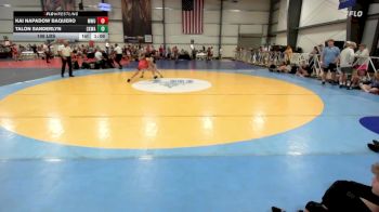 106 lbs Rr Rnd 2 - Kai Napadow Baquero, MetroWest United Black vs Talon Sanderlyn, CKWA