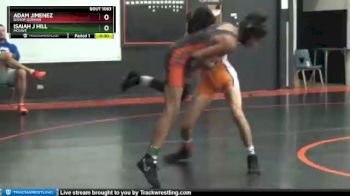 113 lbs Cons. Round 5 - Adam Jimenez, Bishop Gorman vs Isaiah J Hill, Mojave