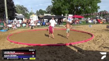 62 lbs Round 2 - Jacob Falck, Delaware County Wrestling Club vs Kasyn Peters, Newton Wrestling Club