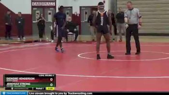 152 lbs Cons. Round 3 - Jeremiah Strong, Victory College Prep. vs Diondre Henderson, Beech Grove