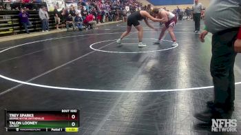 1 - 190 lbs Quarterfinal - Talon Looney, Grundy vs Trey Sparks, George Wythe (Wytheville)