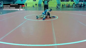 132 lbs Round 3 (6 Team) - Leonardo Vasquez, Woodburn vs Gavin Wise, Grants Pass