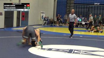 197 lbs Champ. Round 1 - Kayden Cartee, California Baptist vs Cole Jackson, Cal Poly