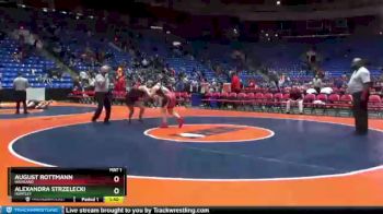 170 lbs Quarterfinal - August Rottmann, Highland vs Alexandra Strzelecki, Huntley