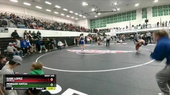 190 lbs Quarterfinal - Gabe Lopez, Douglas vs Morgan Hatch, Lyman