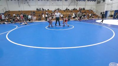 100 lbs Cons. Round 3 - Jayson Sanchez, Delta WC vs Rama Valencerina, California