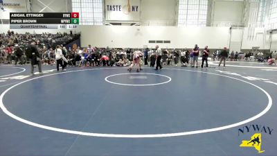 Hwt 165 Max Quarterfinal - Abigail Ettinger, Brockport Youth Wrestling Club vs Piper Brown, Whitney Point Youth Wrestling Club