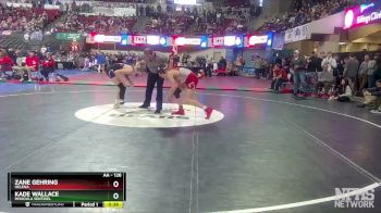 AA - 126 lbs Cons. Round 2 - Kade Wallace, Missoula Sentinel vs Zane Gehring, Helena