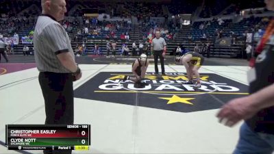 188 lbs Cons. Semi - Christopher Easley, Force Elite WC vs Clyde Nott, Sycamore WC