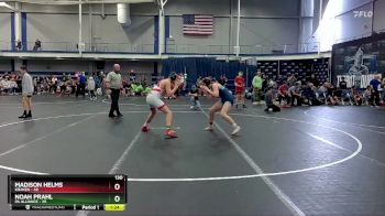 130 lbs Finals (2 Team) - Madison Helms, Kraken vs Noah Prahl, PA Alliance