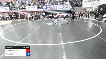 170 lbs 7th Place - Sierra Talmadge, Jamestown vs Abby McIntyre, Grand View University