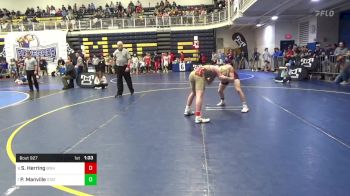 145 lbs Qtr-finals - Sam Herring, Bishop McCort vs Pierson Manville, State College