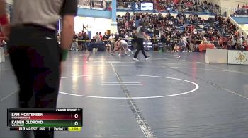 106 lbs Champ. Round 2 - Sam Mortensen, Thunder Ridge vs Kaden Oldroyd, Westlake