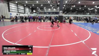 109 lbs Cons. Round 1 - George Szpara, Chesapeake vs Paul Williams, Kellam High School Mat Rats