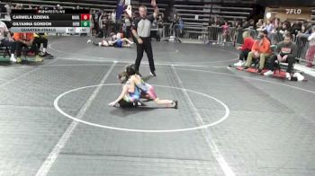 50 lbs Quarterfinal - Carmela Dziewa, Marlton vs Gilyanna Gordon, Overbrook