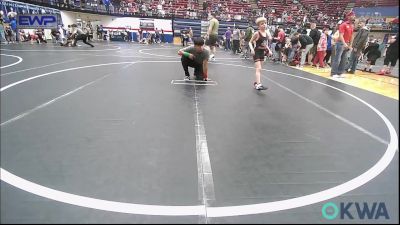 55 lbs Round Of 16 - Weston Pulliam, Skiatook Youth Wrestling vs Preston Elliott, Carl Albert