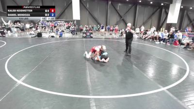 120 lbs Kaleb Keiswetter, Kansas Blue vs Daniel Mendoza, California Blue