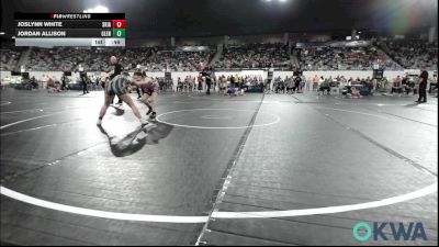 125 lbs Consi Of 16 #2 - Joslynn White, Skiatook Youth Wrestling vs Jordan Allison, Glenpool