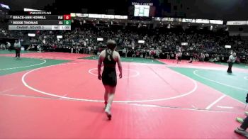 155 lbs Champ. Round 2 - Reese Thomas, JOA2 vs Grace-Ann Howell, PAW3