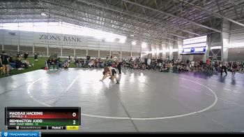110 lbs Round 3 (4 Team) - Maddax Hacking, Utah Gold vs REMINGTON JUDD, West Coast Riders