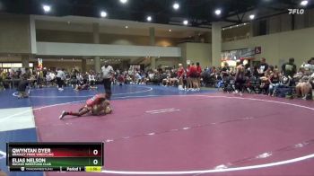 100 lbs Champ. Round 1 - Qwyntan Dyer, Bradley Pride Wrestling vs Elias Nelson, Ruckus Wrestling Club