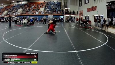 175 lbs Cons. Round 5 - Luke Fishman, Archbishop Spalding vs Jason Whitaker, St. Mary`s Ryken